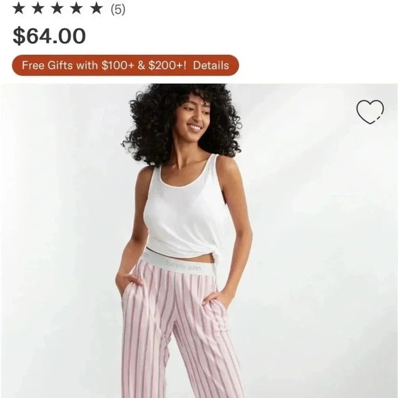 Tommy John Other - Tommy John lounge pants. Red with white stripe women’s small